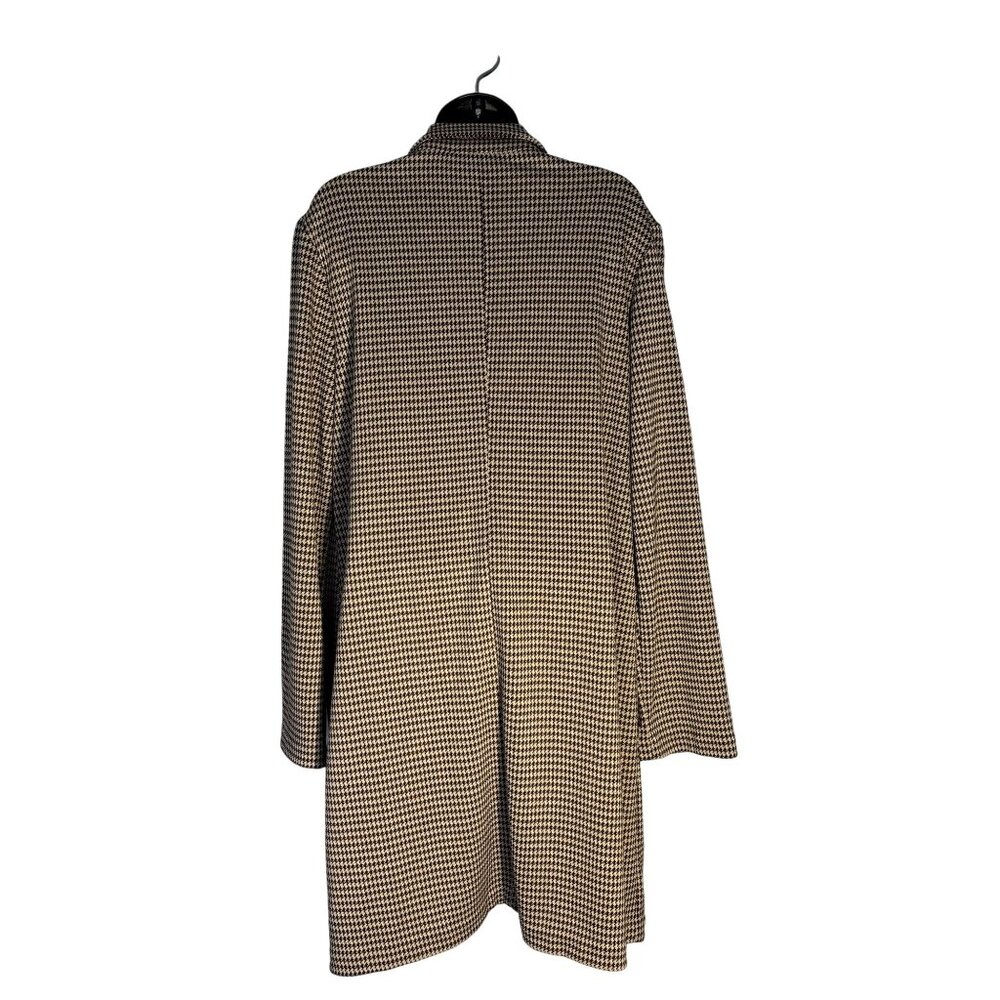 Houndstooth Longline Double-Breasted Blazer By Philosophy Size XL - Picture 4 of 10
